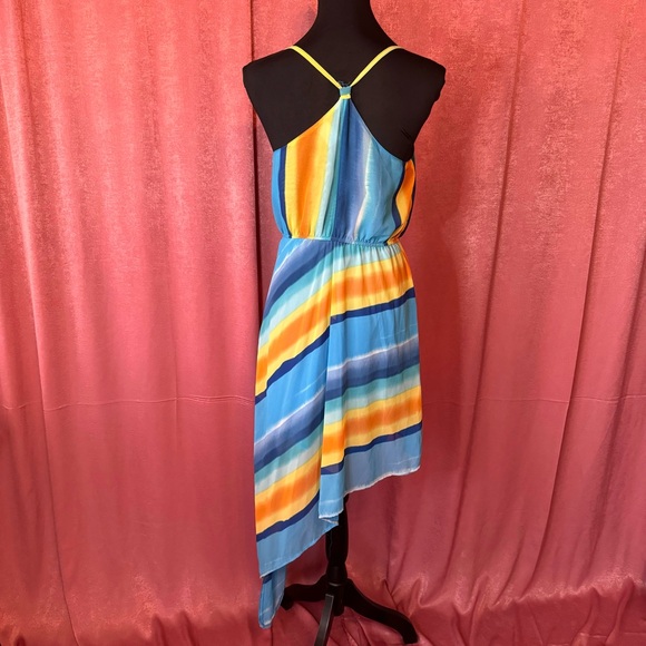 Bright color asymmetrical sundress by West 36th SZ S - Picture 2 of 5